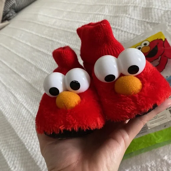 Sesame Street Shoes Sesame Street Elmo Puppet Slippers Poshmark